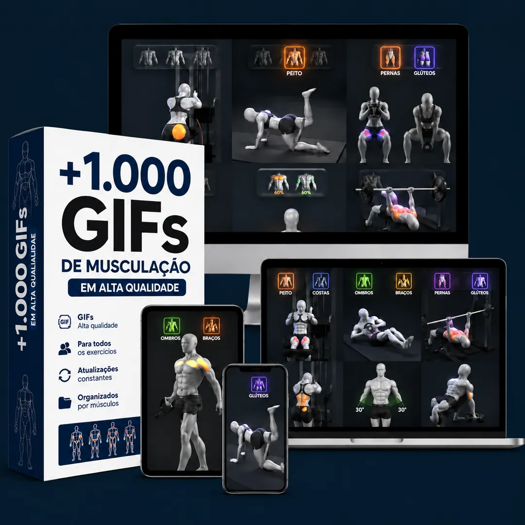 +1.000 GIFs de Musculação em alta qualidade